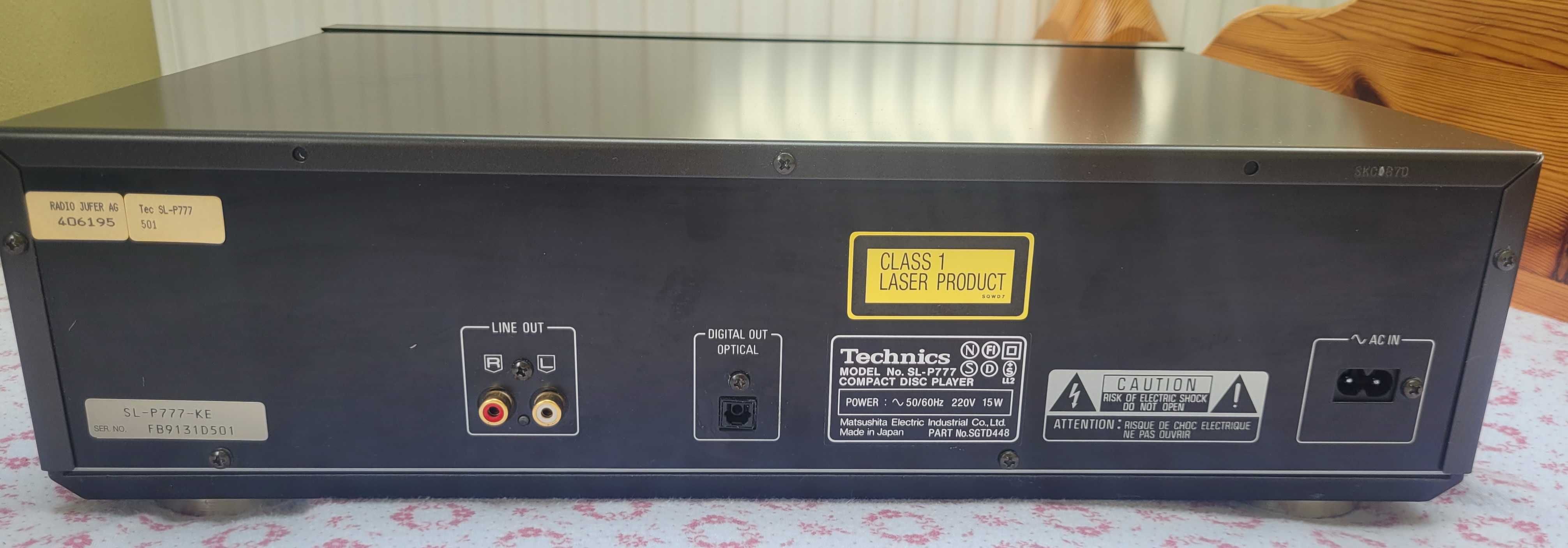 Odtwarzacz CD Technics SL-P777