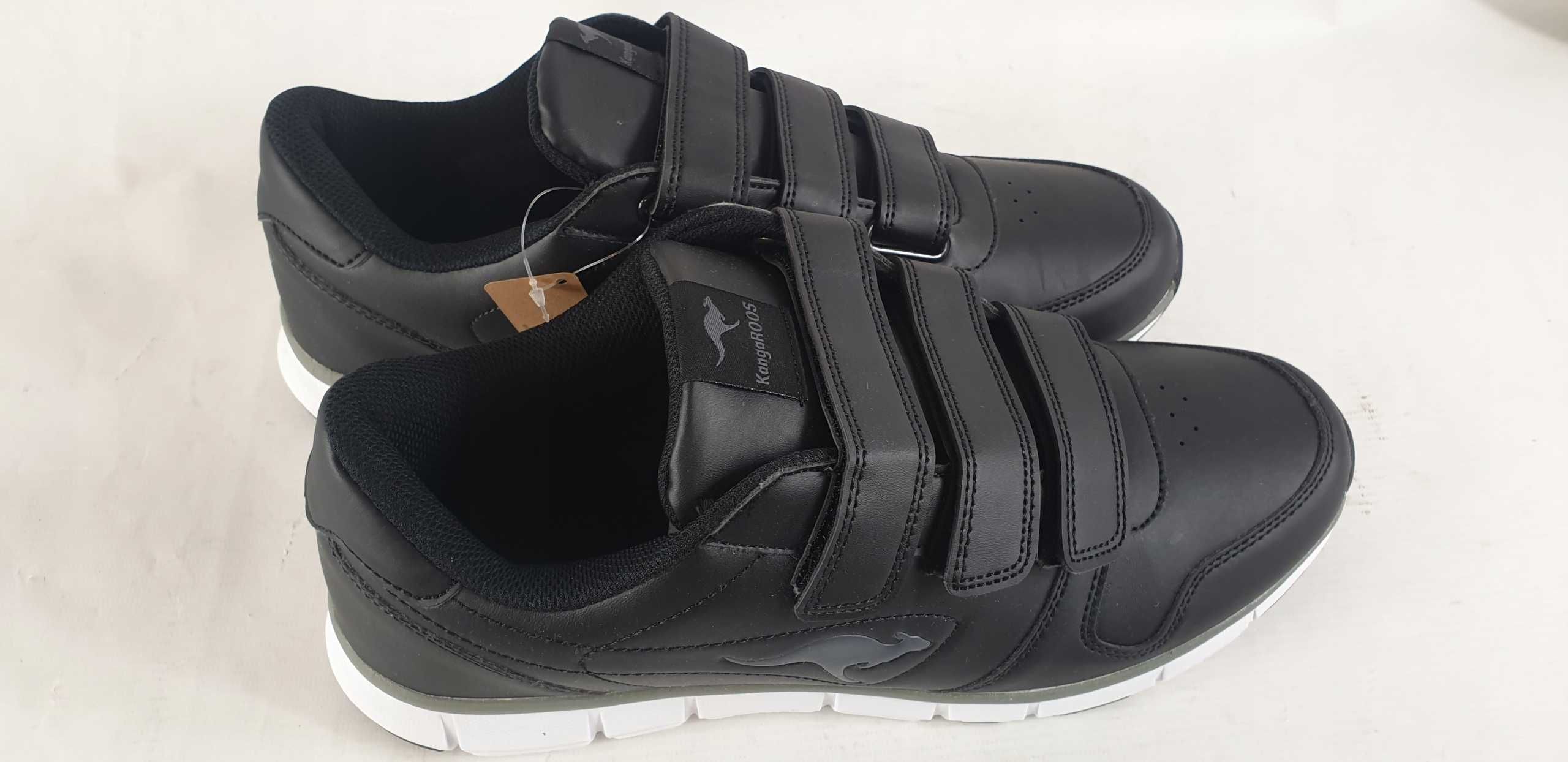 KangaROOS snakersy męskie K-bluerun czarne nowe   r 45