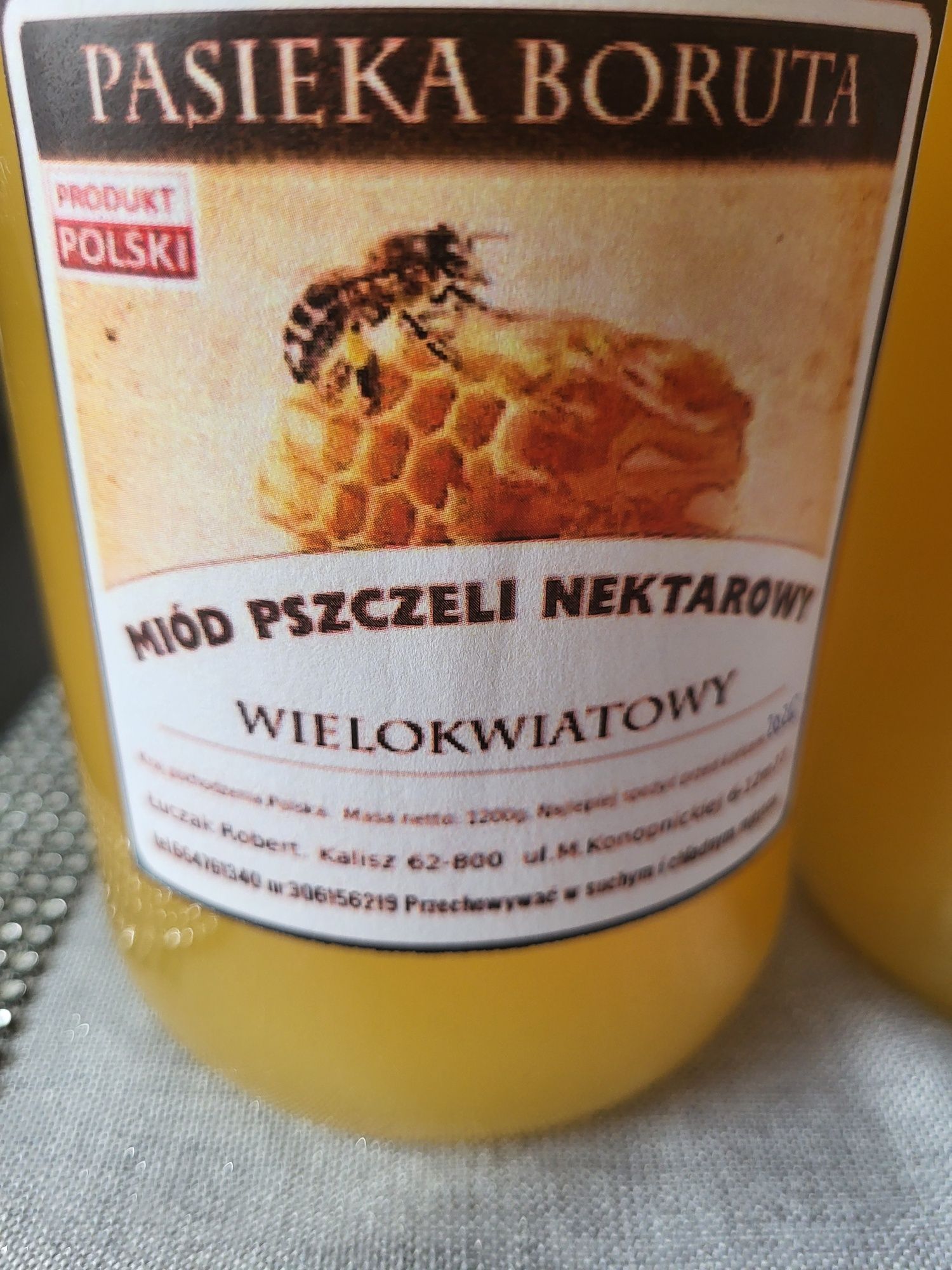 Miód WIELOKWIATOWY z własnej pasieki.