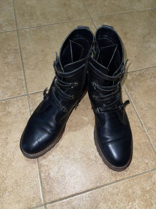 Ботинки классика кожа dior