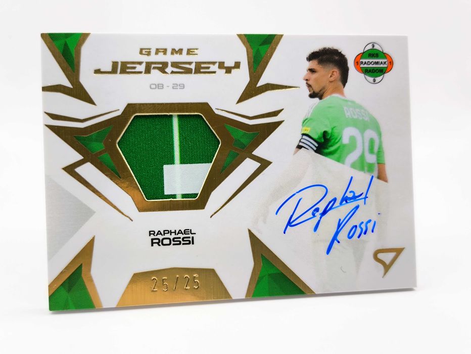 Karta SportZoo 2024/25 Raphael Rossi Radomiak Radom Jersey Autograf