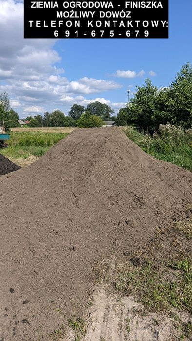 Drobna - przesiana ziemia ogrodowa  - finiszka  MOŻLIWY TRANSPORT