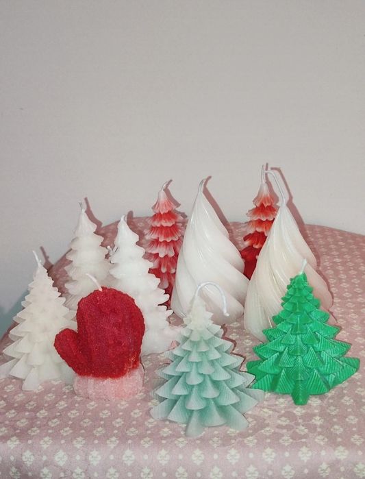 10 velas decorativas Natal