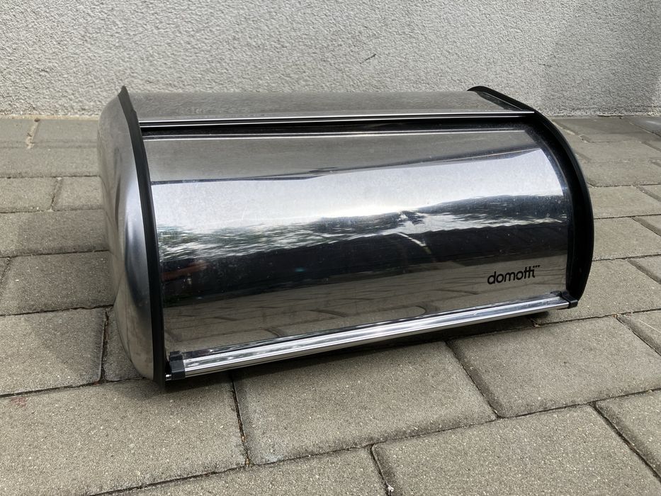 Chlebak metalowy Domotti kolor INOX