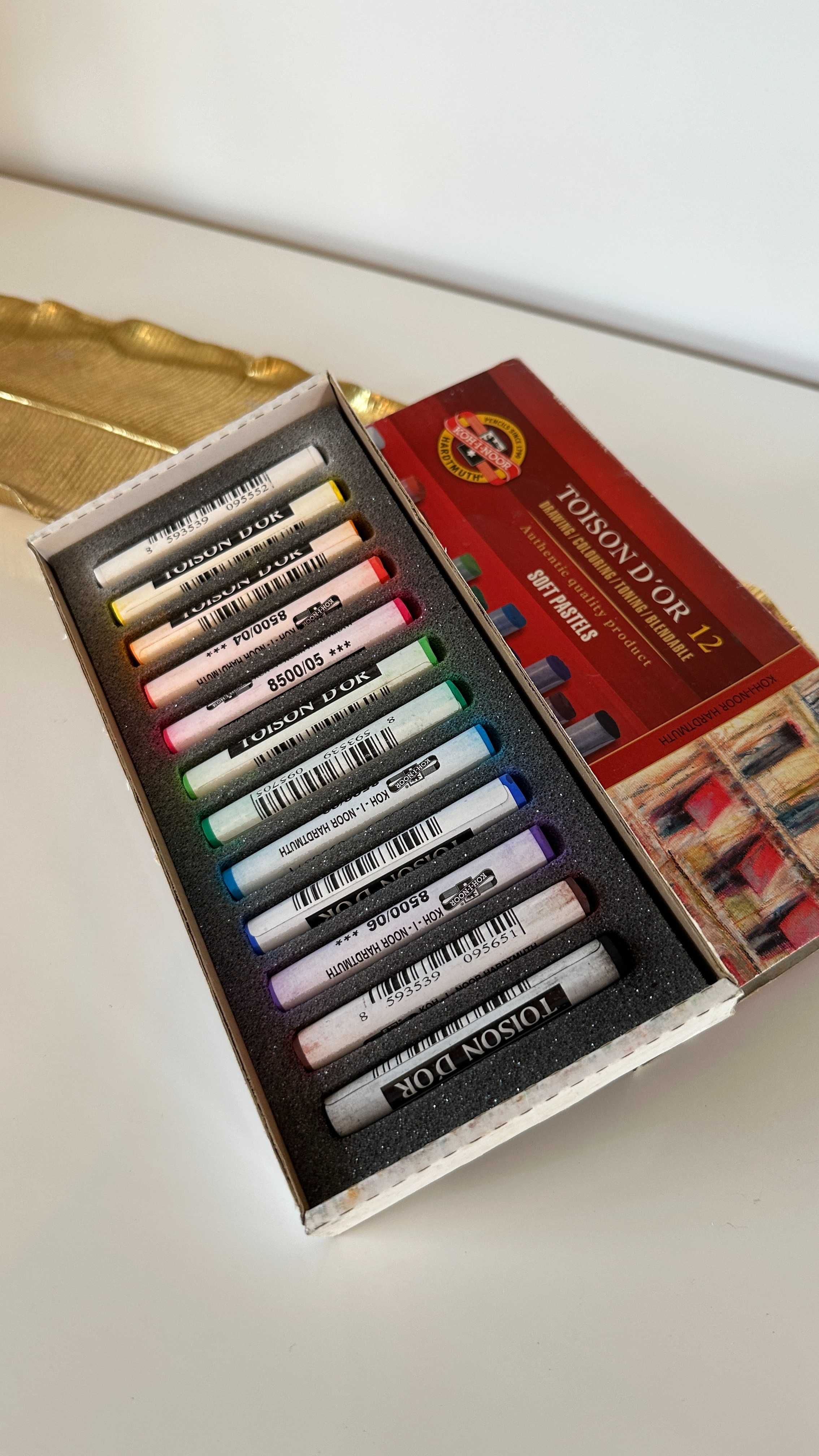 Toison D'Or Soft Pastels - 12 Colours In Cartbox