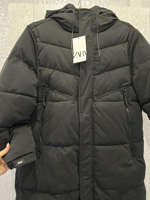 Зимова парка пальто ZARA