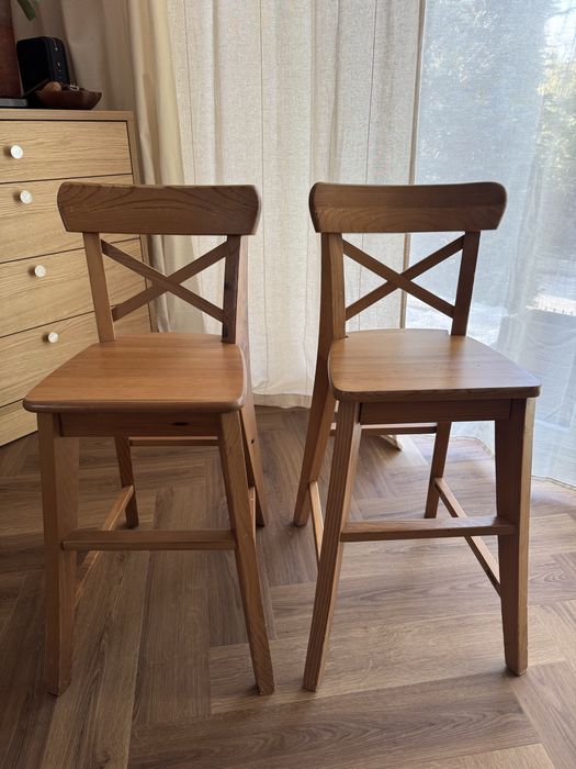 IKEA Ingolf wysokie dzieciece krzesla