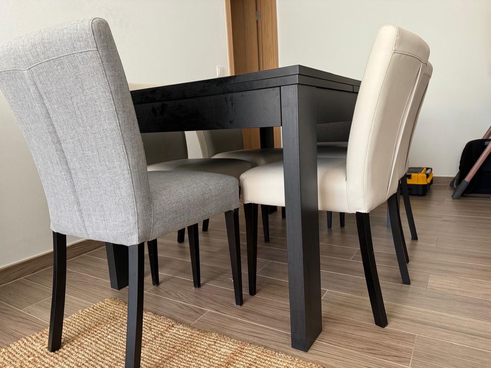 Mesa de refeição retangular extensivel (DiCarmo)