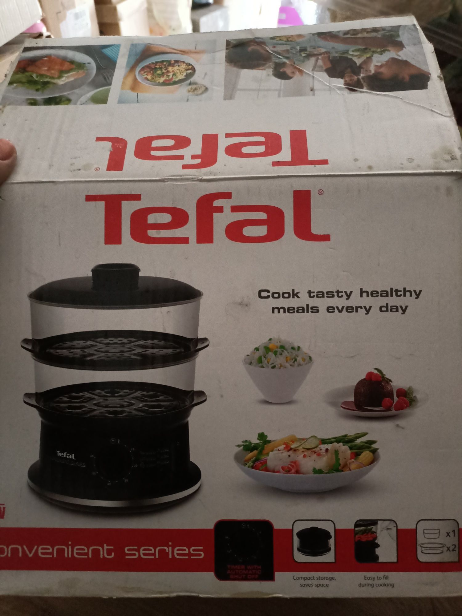 Parowar Tefal  czarny