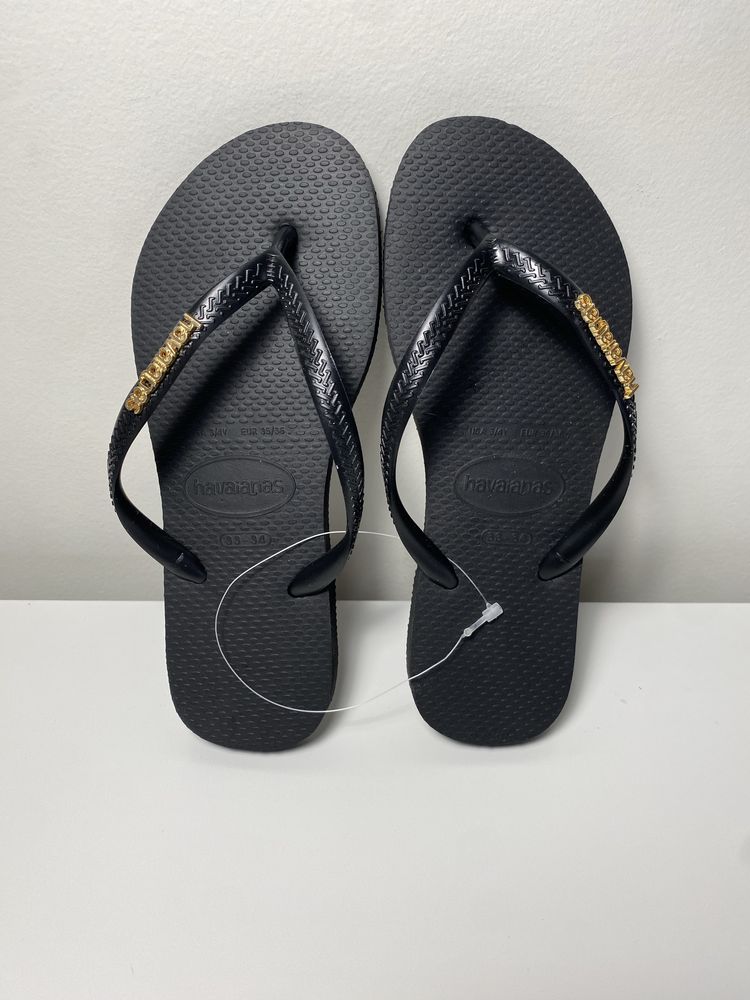 Havaianas Slim Logo Metallic