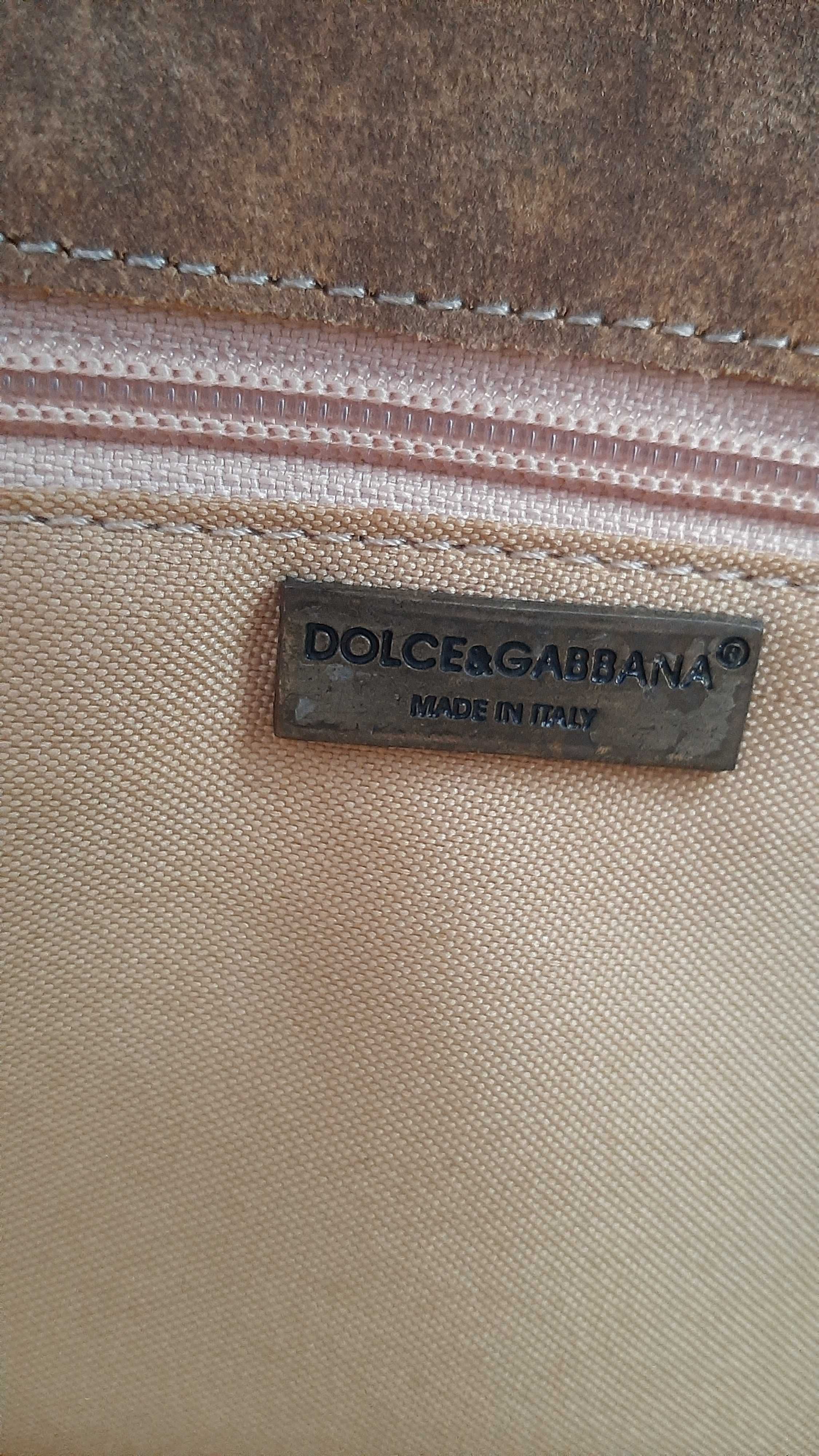Эксклюзивная сумка D&G Dolce & G из кожи крокодила оригинал