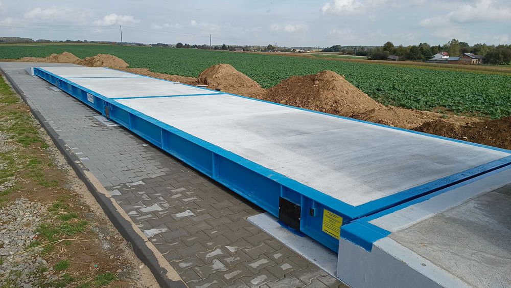 Waga samochodowa Prefabrykaty Podłoże Najazdy montaż 18 metrów 50-60T