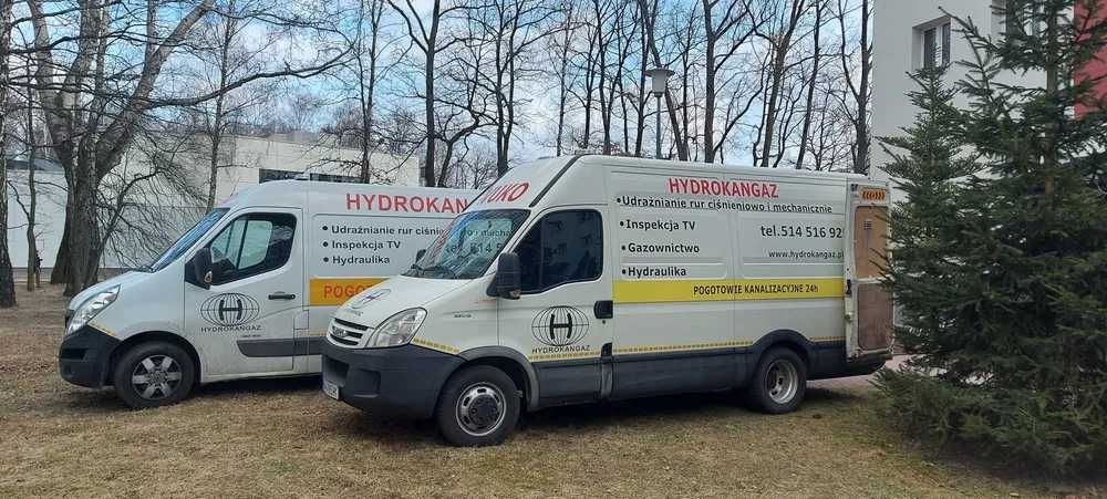 HYDRAULIK Halinów. Pogotowie kanalizacyjne. Udrażnianie rur i sieci.