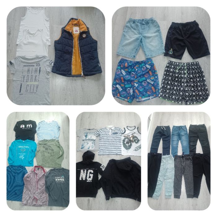 Zestaw ubrań chłopięcych 146/152