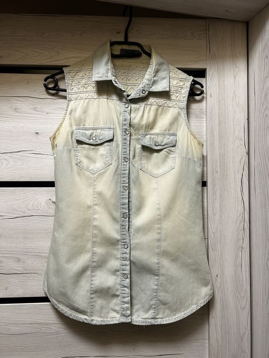 Dżinsowa damska koszula