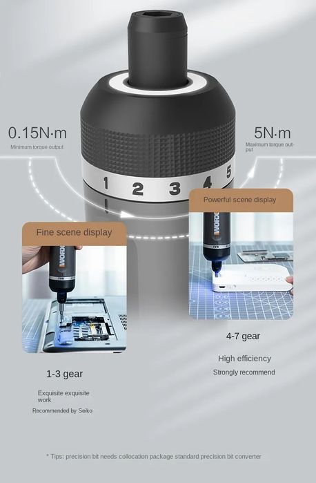 Отвертка аккумуляторная Worx WX240/WX242 +30 предметов