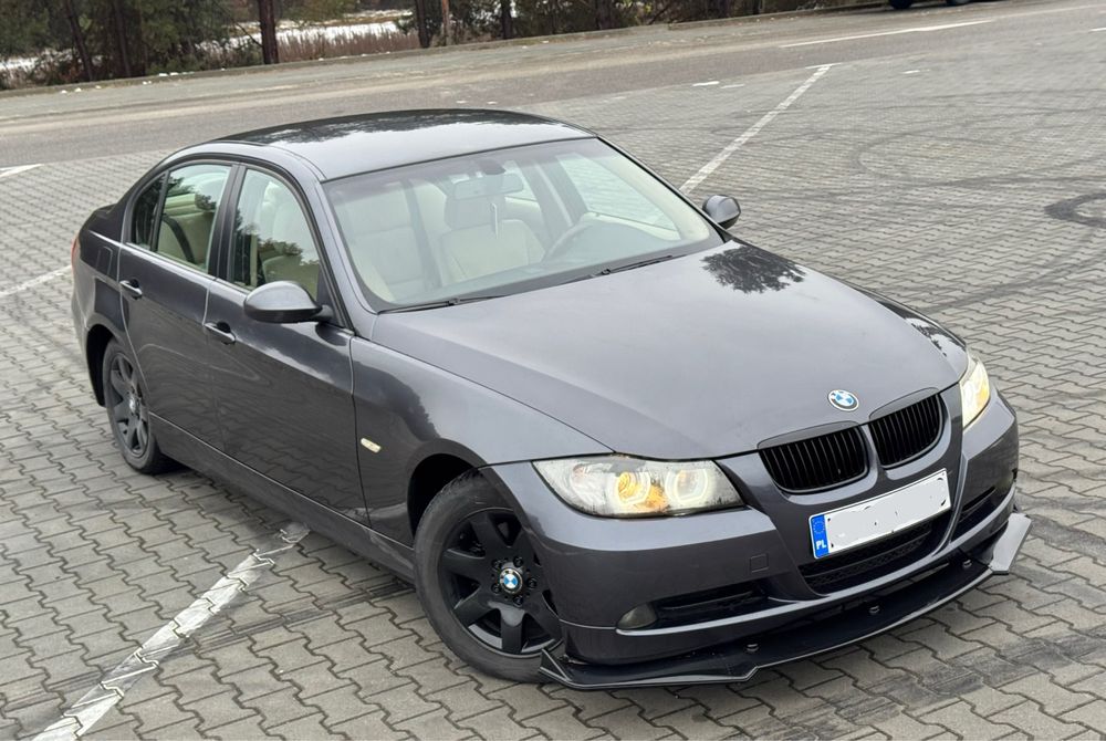 BMW e90 2.0 diesel,M47,320d,seria 3,lampy AngelEYE,czujniki,zimówki