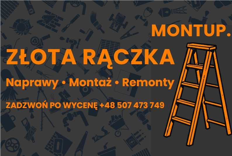 Złota Rączka - Naprawy • Montaż • Remonty - MontUp Zduńska Wola