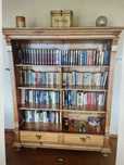 Biblioteka z litego drewna regał na książki