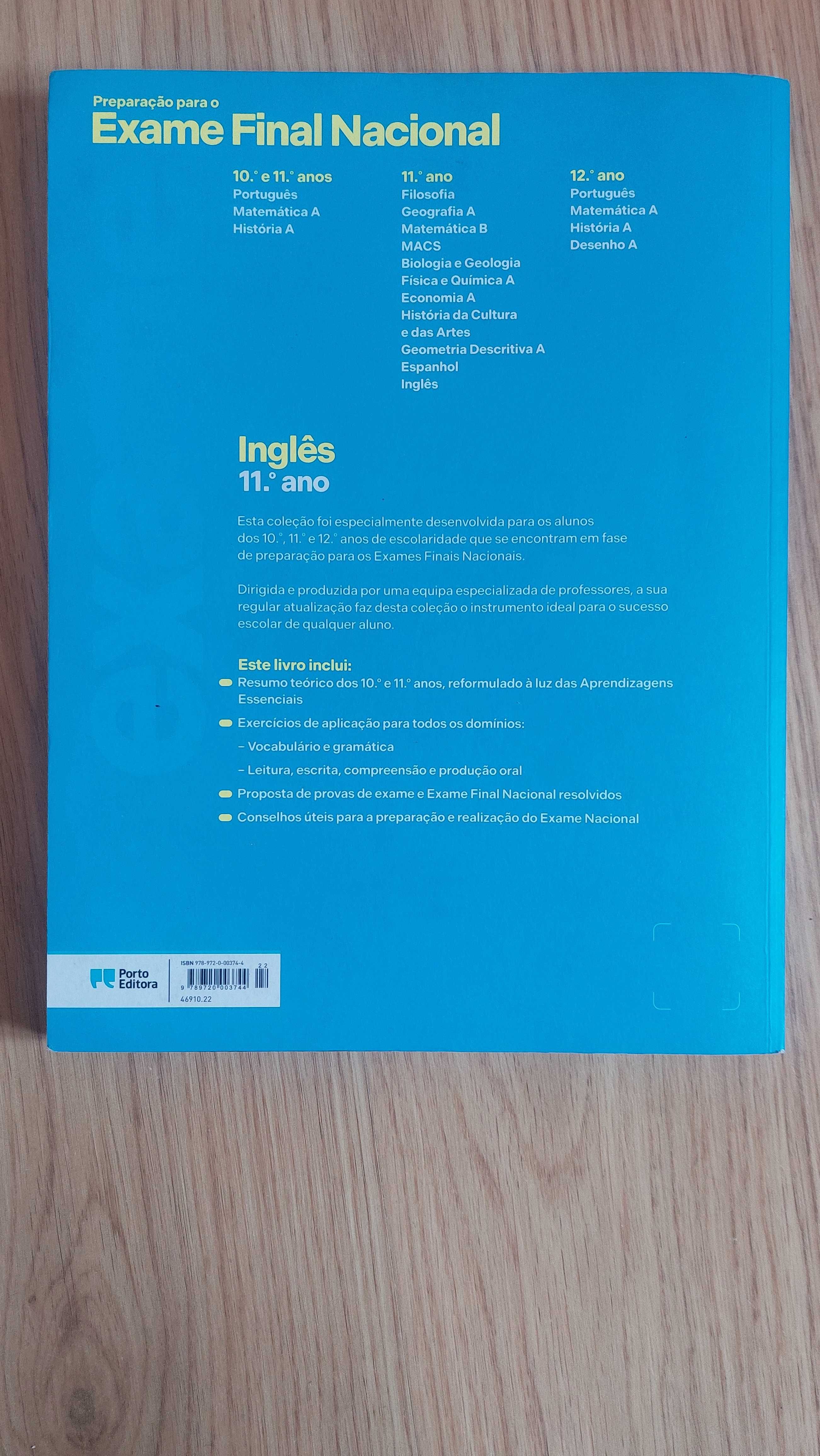 Livro Preparação para o Exame Final Nacional de Inglês 11°ano