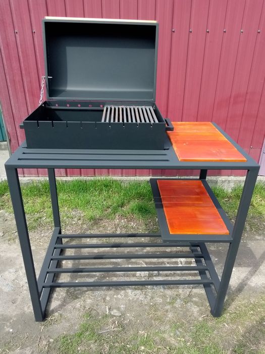 Мангал,гриль з шампурами та ришіткою