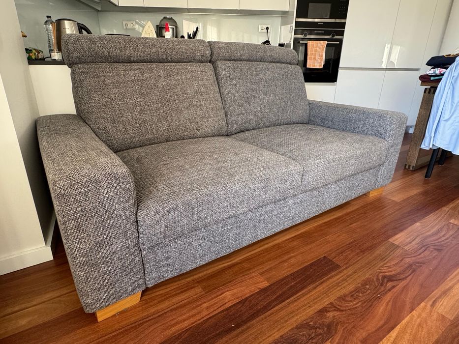 Sofa 2 lugares cizento