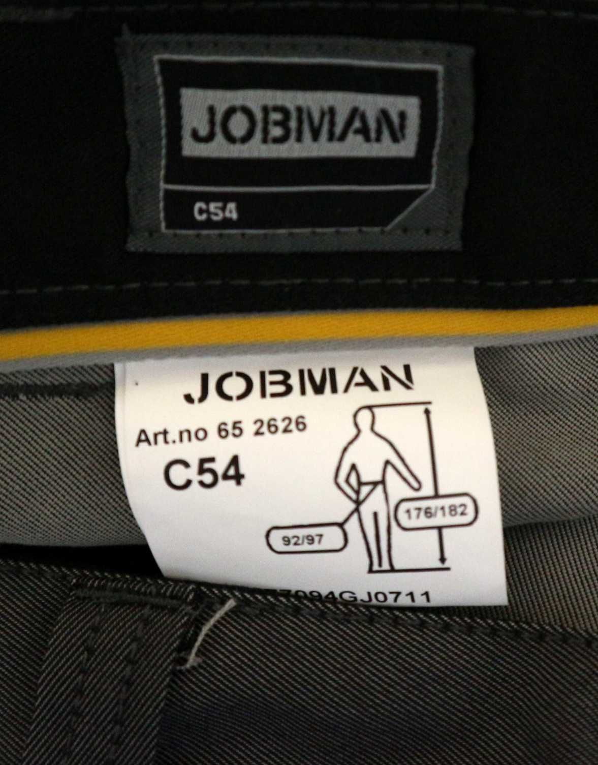 Jobman spodnie robocze z wiszącymi kieszeniami 54 (XL)