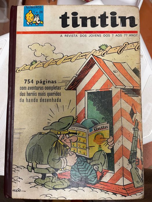 Revista Semanário Tintin - grande conjunto de revistas