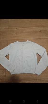 Sweterk biały rozmiar 134