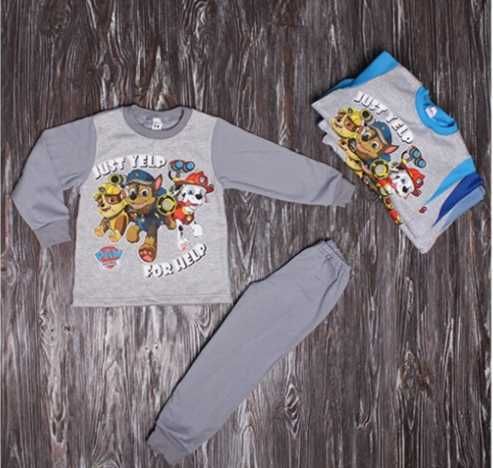 Піжама Щенячий патруль, тепла з начосом на 1-6 років
