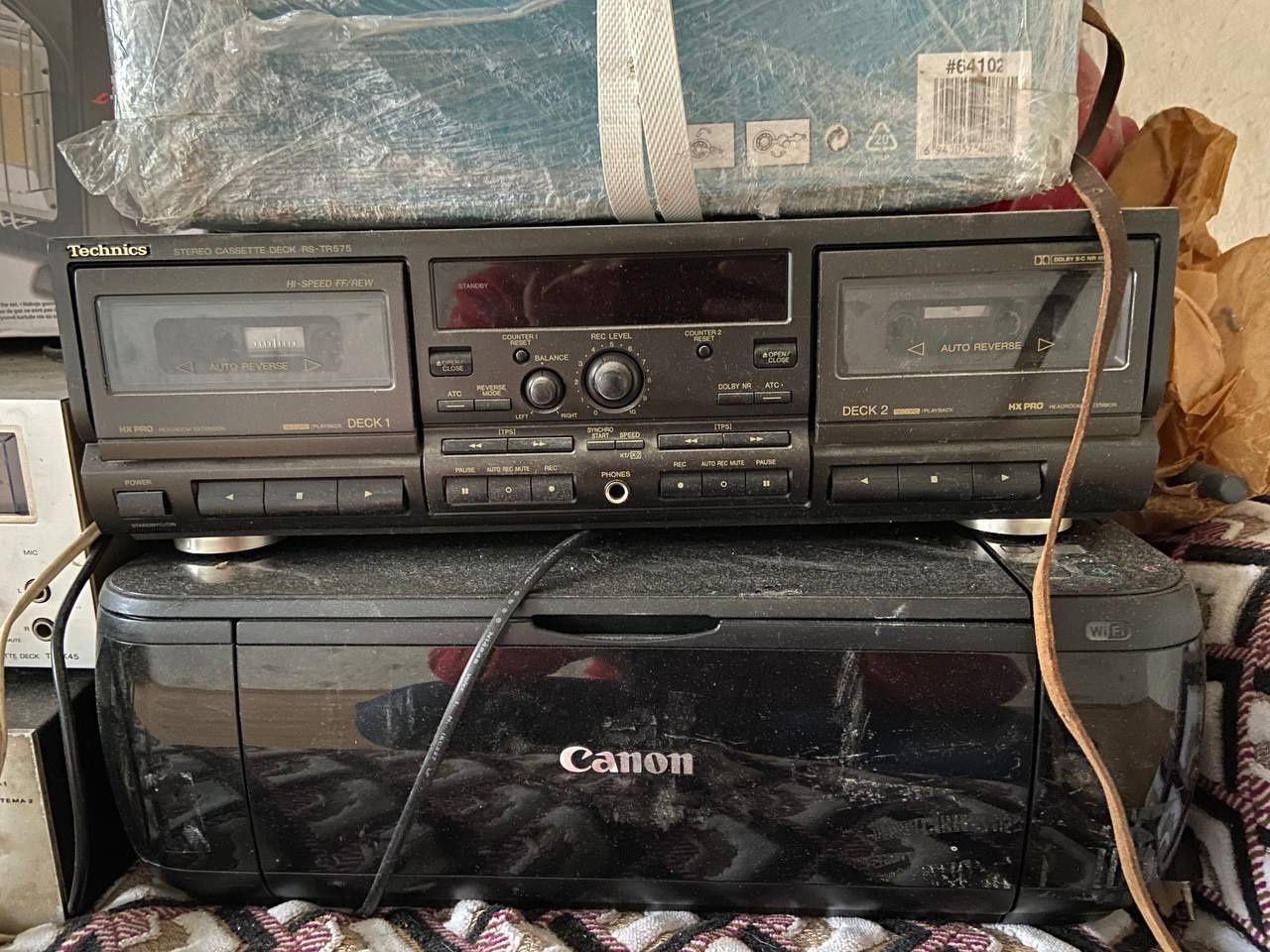 Technics, 2-х касетна дека, ретро