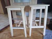 Dwa stołki barowe Ikea nilsolle brzoza