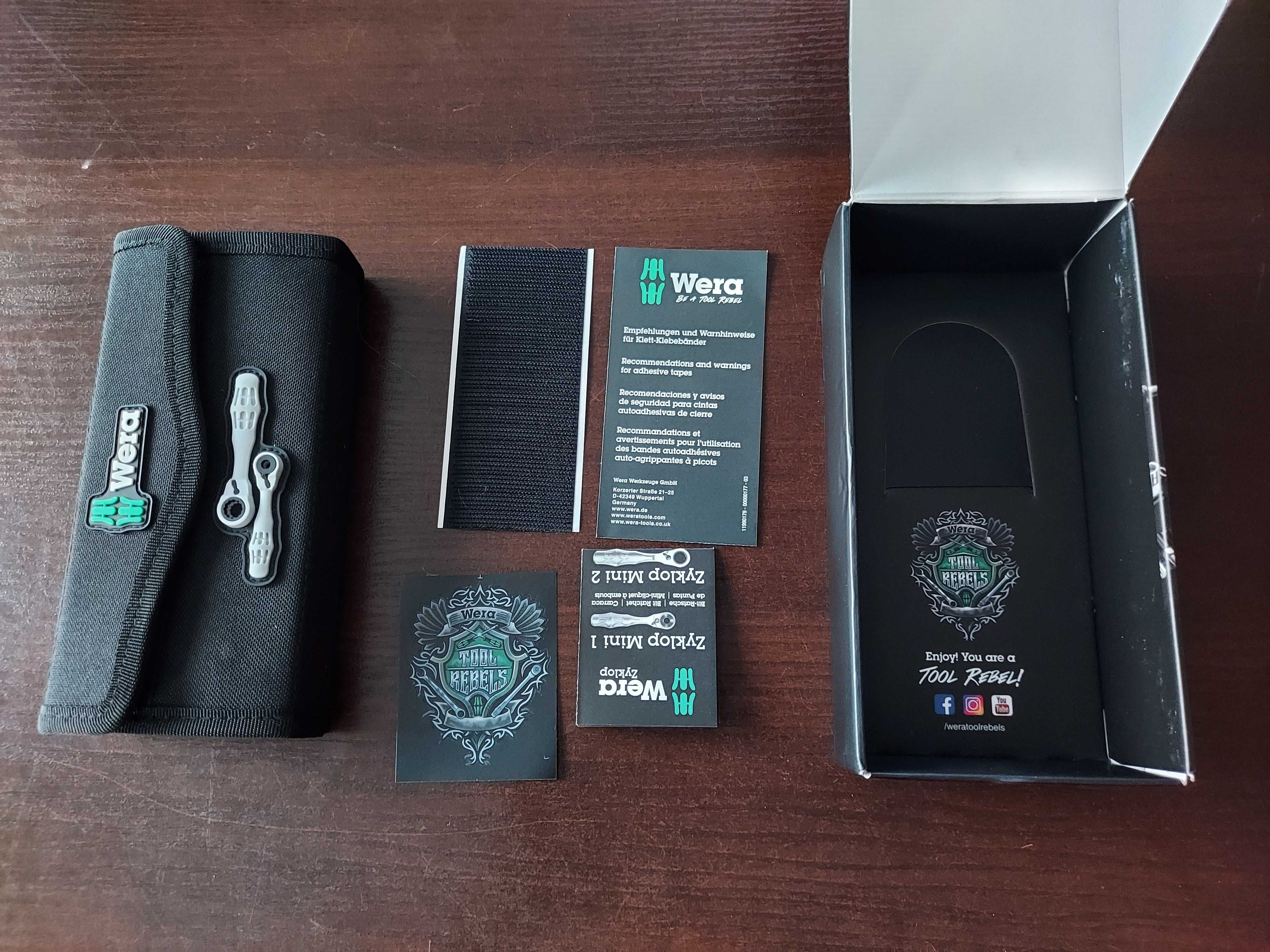 NOWY Zestaw WERA Kraftform Kompakt Zyklop Mini 2 27 elementów ETUI