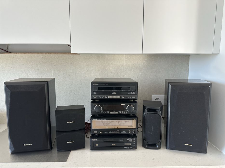 Aparelhagem completa Technics CA10 Vintage - Colunas originais