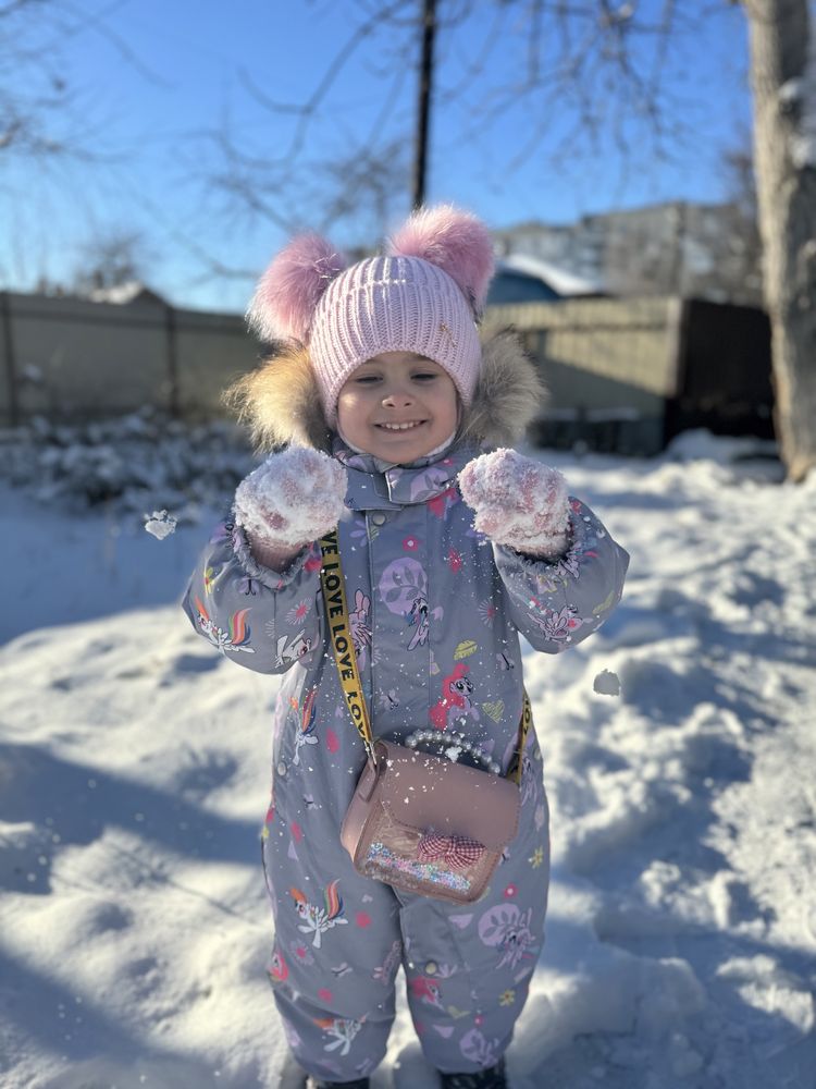 Комбінезон Lassye, комбінезон зимовий для дівчинки, комбінезон Lassie