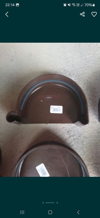 Złączki I zaślepki rynnowe Bryza 150 mm