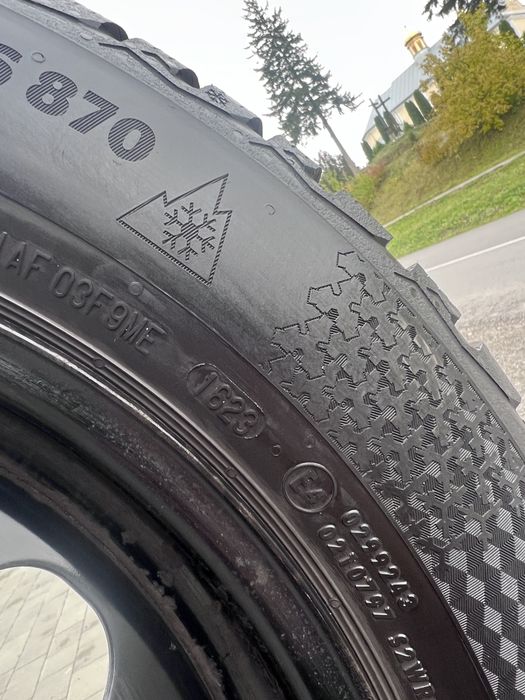 Шини з дисками всесезон continental 205/55 r16 5*112 16 vw,skoda,seat
