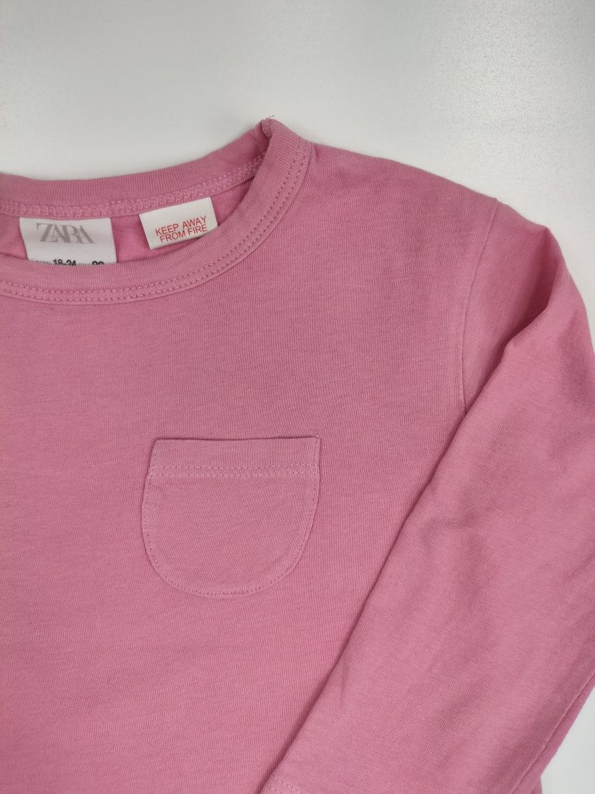 koszulka t-shirt bluzka z kieszenią basic Zara Kids r 92