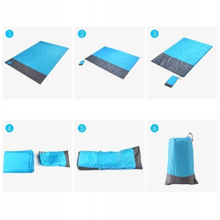 Mata Beach Mat plażowy koc piknikowy prostokątny 200 x 140 cm