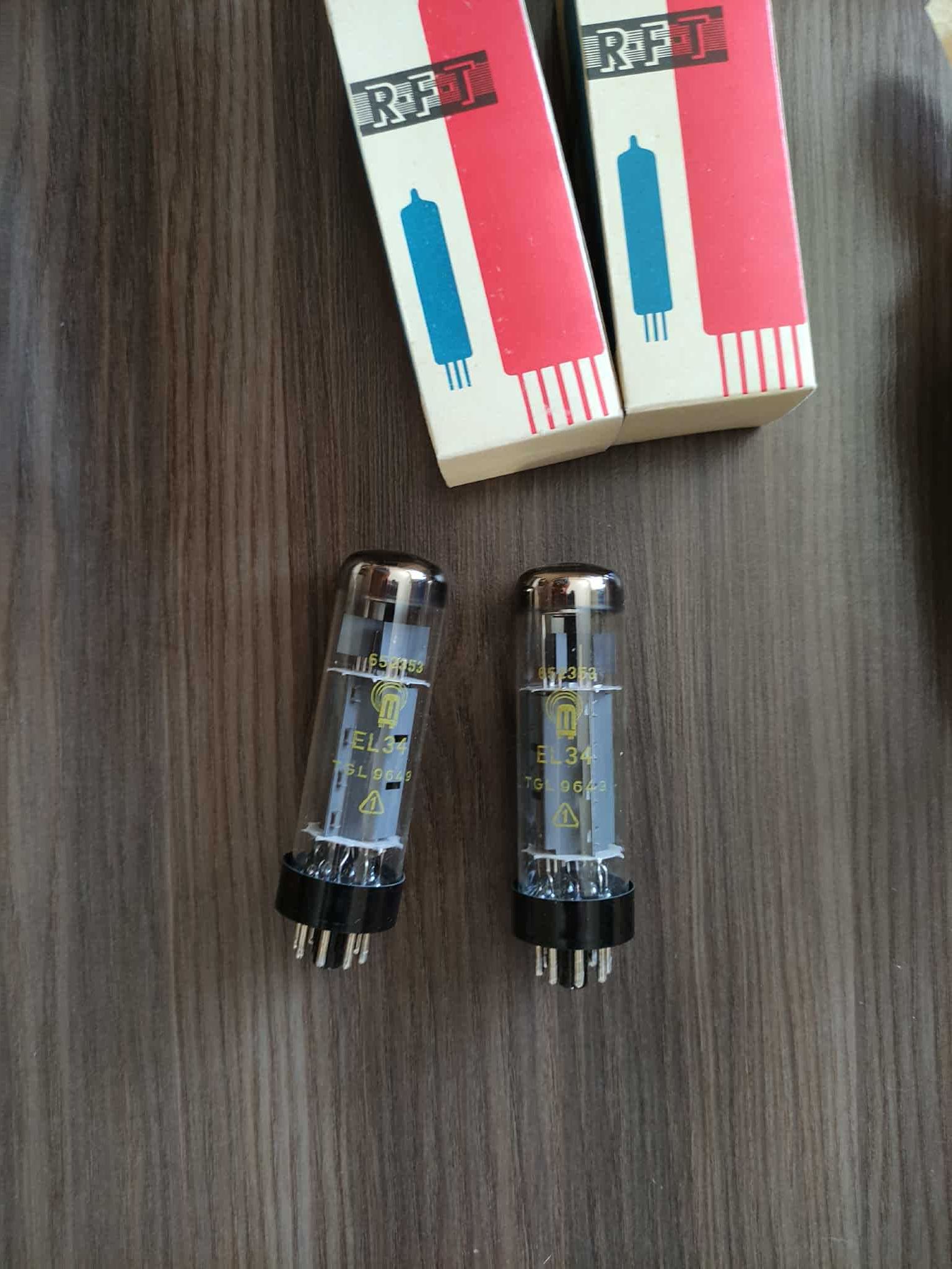 EL34 Lampa elektronowa RFT 2 sztuki