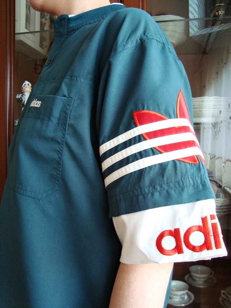 Ciemno zielona koszulka sportowa ADIDAS roz. L/XL