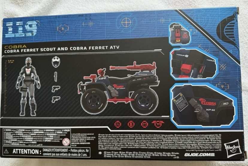 GI Joe GIJOE Classified Cobra Ferret Scout Ferret #119 (NOVO SELADO)