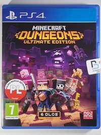 Minecraft Dungeons: Ultimate Edition / Gra PS4 / Napisy PL / C.H. Land