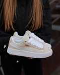 Puma suede xl yellow white