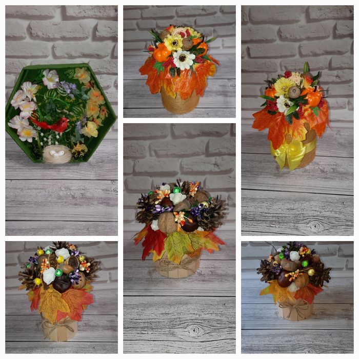 Сделаю на заказ весенние, осенние, зимние поделки