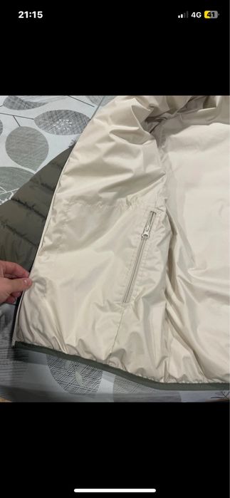 Casaco de inverno reversivel homem