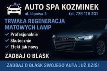 Auto kosmetyka pranie polerowanie regeneracja matowych lamp