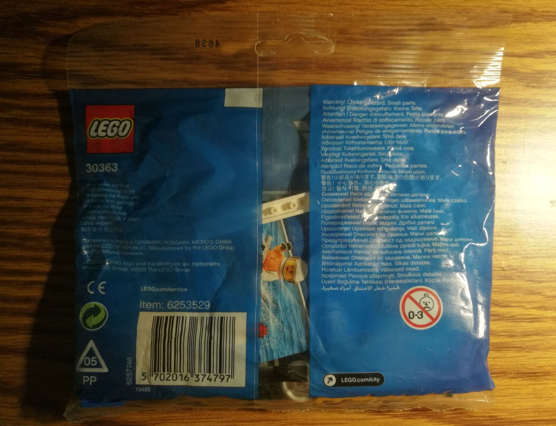 Lego City 30363 Race Boat polybag 2019 Новый, запечатанный.