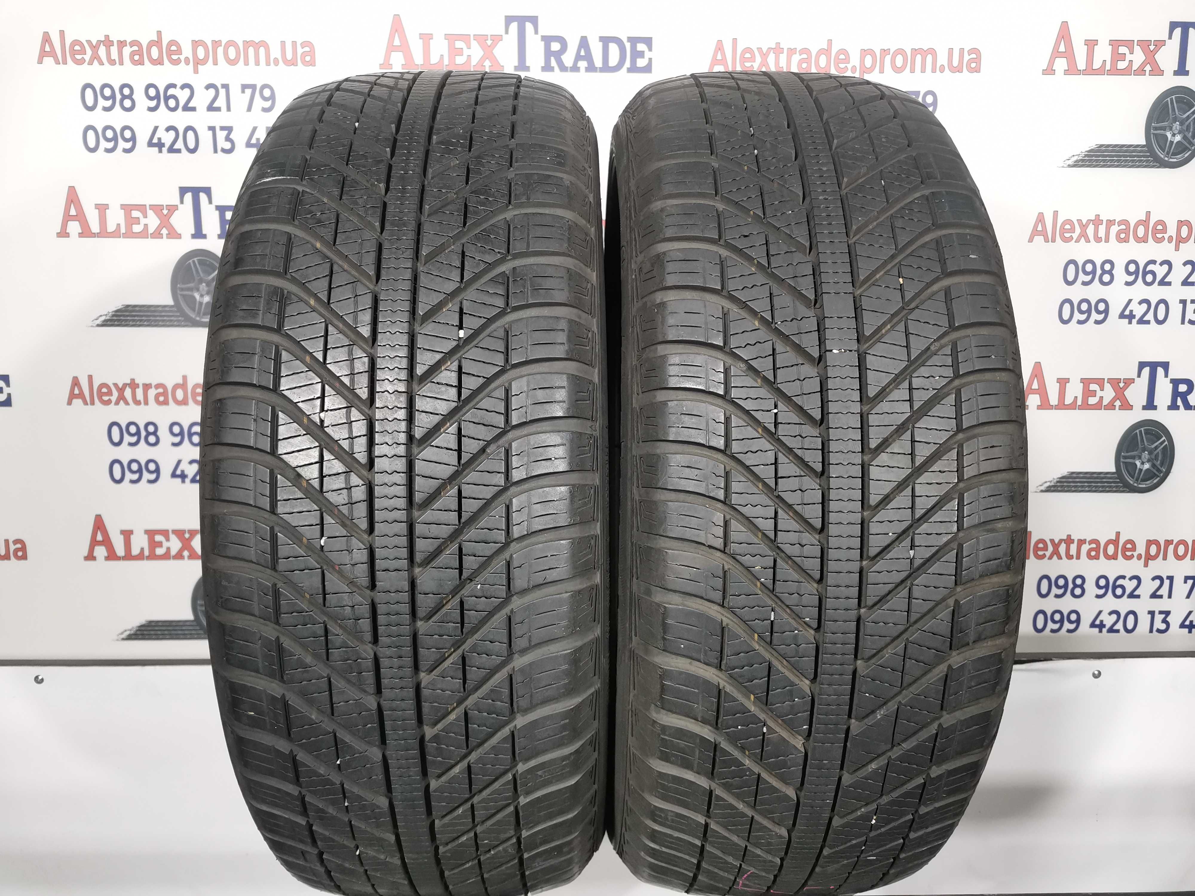 2 шт. 205/50 R17 Goodyear Vector 4Seasons шини б/у, протектор 6.5мм