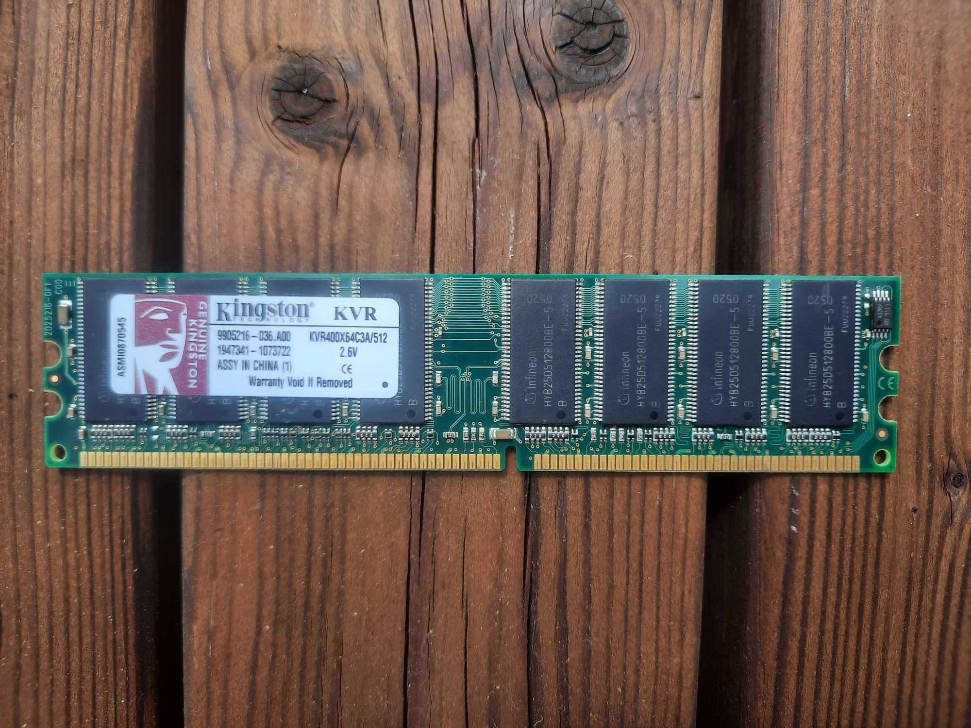 Memoria Ram - Kingston 512MB 400MHz DDR CL2.5 DIMM